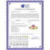 Image 2 : Genuine 1.02 ctw Pink Topaz & Diamond Ring 14KT Yellow Gold - REF-28N5R