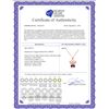 Image 2 : Genuine 0.70 ctw Opal & Ruby Necklace 14KT Rose Gold - REF-25Z3N