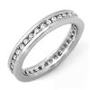 Image 1 : ACA CERTIFIED 0.50ctw DIAMOND ETERNITY BAND WHITE GOLD