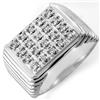 Image 1 : FAMOUS 1.0ctw ACA CERTIFIED DIAMOND MEN'S RING GOLD