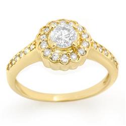 SOLITAIRE 0.80ctw ACA CERTIFIED DIAMOND LADIES RING