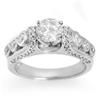 Image 1 : SOLITAIRE 1.75ctw ACA CERTIFIED DIAMOND BRIDAL RING