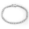 Image 1 : BRIDAL 1.25ct ACA CERTIFIED DIAMOND BRACELET WHITE GOLD