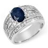 Image 1 : FINE 2.44ctw ACA CERTIFIED DIAMOND & SAPPHIRE RING GOLD