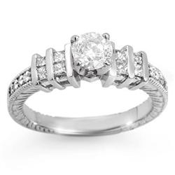 SOLITAIRE 1.00ctw ACA CERTIFIED DIAMOND LADIES RING