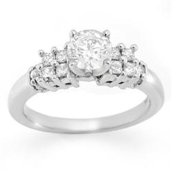 SOLITAIRE 1.20ctw ACA CERTIFIED DIAMOND RING 14KT GOLD