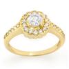 Image 1 : SOLITAIRE 0.80ctw ACA CERTIFIED DIAMOND LADIES RING