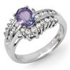 Image 1 : ACA CERTIFIED 1.50ctw DIAMOND & TANZANITE RING 14K GOLD