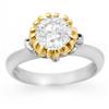 Image 1 : SOLITAIRE 1.65ctw ACA CERTIFIED DIAMOND RING 14KT GOLD