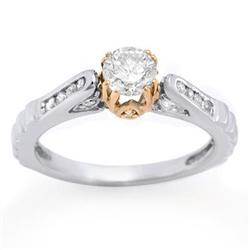 SOLITAIRE 0.75ctw ACA CERTIFIED DIAMOND RING 14KT GOLD