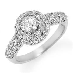 BRIDAL 1.35ctw CERTIFIED DIAMOND ANNIVERSARY RING GOLD