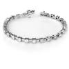 Image 1 : ACA CERTIFIED 5.0ct DIAMOND BRACELET CLASSIC WHITE GOLD