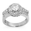 Image 1 : BRIDAL 1.65ctw ACA CERTIFIED DIAMOND ANNIVERSARY RING