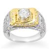 Image 1 : UNISEX 2.05ct CERTIFIED DIAMOND MEN'S & LADIES RING 14K