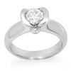 Image 1 : SOLITAIRE 1.0ctw ACA CERTIFIED DIAMOND RING 14KT GOLD