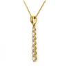 Image 1 : .50ct JOURNEY DIAMOND SEVEN-STONE NECKLACE IN 14KT GOLD