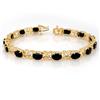 Image 1 : BRACELET 16.05ctw CERTIFIED DIAMOND & BLUE SAPPHIRE