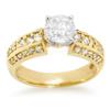 Image 1 : SOLITAIRE 1.70ctw ACA CERTIFIED DIAMOND RING 14KT GOLD