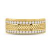 Image 2 : Round Diamond Wedding Band Ring 3/4 Cttw 14KT Yellow Gold