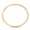 Image 3 : Diamond Bangle Bracelet 1-7/8 Cttw 14kt Yellow Gold
