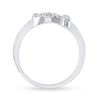 Image 3 : Diamond Heart Ring 1/12 Cttw Sterling Silver