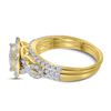 Image 4 : Diamond Bridal Wedding Ring Band Set 1 Cttw 14kt Yellow Gold