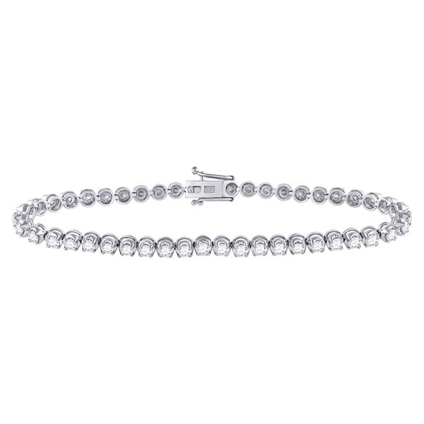 Diamond Classic Tennis Bracelet 4 Cttw 14kt White Gold