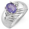 Image 1 : FAMOUS 1.15ct ACA CERTIFIED DIAMOND & TANZANITE RING