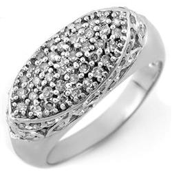 BRIDAL 0.75ct ACA CERTIFIED DIAMOND RING 14K WHITE GOLD