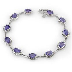 BRACELET 11.40ctw ACA CERTIFIED DIAMOND & TANZANITE