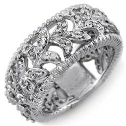 BRIDAL 1.0ctw ACA CERTIFIED DIAMOND RING 14K WHITE GOLD