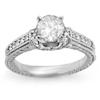 Image 1 : SOLITAIRE 1.50ctw ACA CERTIFIED DIAMOND RING 14KT GOLD