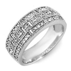 ACA CERTIFIED 0.35ctw DIAMOND ETERNITY BAND WHITE GOLD