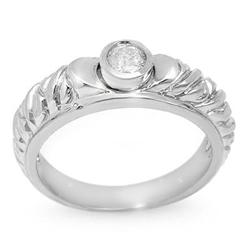 ANNIVERSARY .20ct ACA CERTIFIED DIAMOND LADIES RING 14K