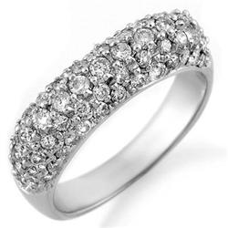 FAMOUS BRAND 1.25ct ACA CERTIFIED DIAMOND BAND 14K GOLD