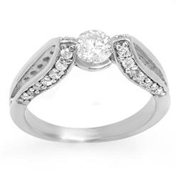 BRIDAL 1.08ctw CERTIFIED DIAMOND ANNIVERSARY RING GOLD