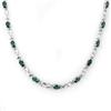 Image 1 : NECKLACE 9.02ctw ACA CERTIFIED DIAMOND & BLUE SAPPHIRE