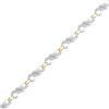 Image 1 : Diamond Infinity Bracelet 1/2 Cttw 10kt Two-tone Gold