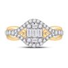 Image 2 : Baguette Diamond Fashion Ring 3/4 Cttw 14kt Yellow Gold