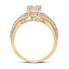 Image 3 : Baguette Diamond Fashion Ring 3/4 Cttw 14kt Yellow Gold