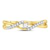 Image 2 : Princess Diamond Solitaire Promise Ring 1/6 Cttw 10kt Yellow Gold