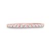 Image 2 : Diamond Stackable Band Ring 1/6 Cttw 10kt Rose Gold