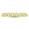 Image 2 : Diamond Stackable Band Ring 1/10 Cttw 10kt Yellow Gold