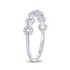 Image 3 : Diamond Stackable Band Ring 1/6 Cttw 14kt White Gold