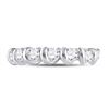 Image 2 : Diamond Band Ring 1 Cttw 14kt White Gold