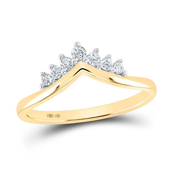 Diamond Band Ring 1/6 Cttw 10kt Yellow Gold