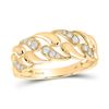 Image 1 : Diamond Band Ring 1/6 Cttw 14kt Yellow Gold