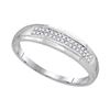 Image 2 : His Hers Diamond Solitaire Matching Wedding Set 1/3 Cttw 10kt White Gold