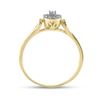 Image 3 : Diamond Solitaire Promise Ring 1/10 Cttw 10kt Yellow Gold