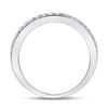 Image 4 : Diamond Single Row Band Ring 1/4 Cttw 10kt White Gold